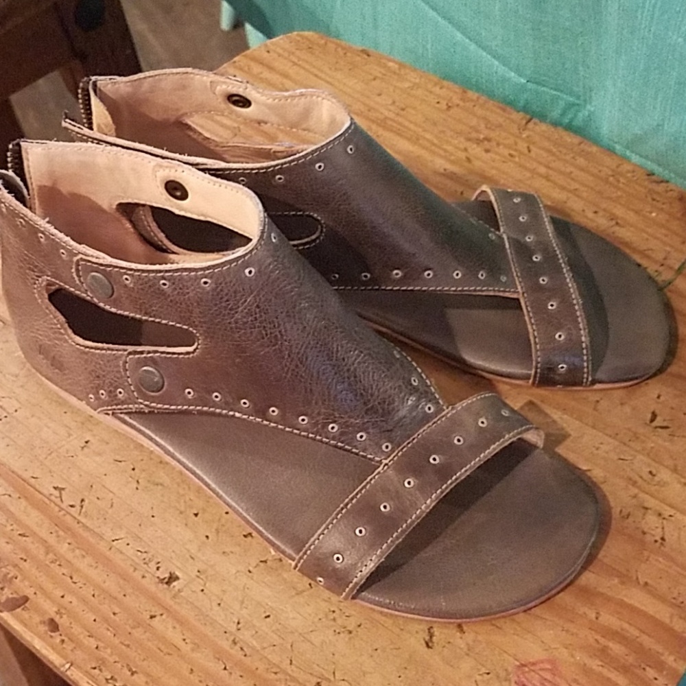 Bed Stu bedstu sandal 'soto' gray grey leather
